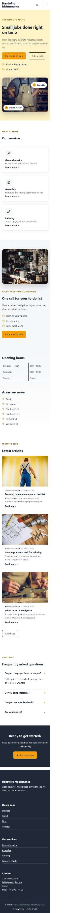 Web Design Portfolio 20 maintenance mobile