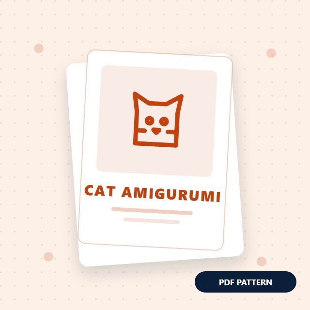 Lazy Cat Amigurumi Pattern