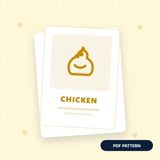 Chunky Chicken Amigurumi Pattern