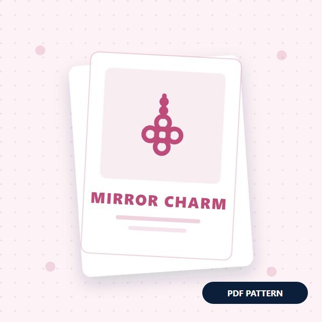 Car Mirror Hanging Charm Pattern