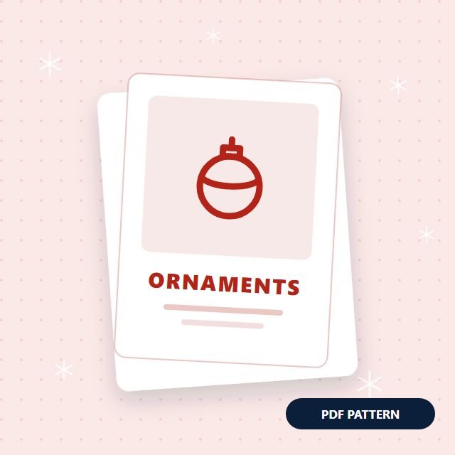 Christmas Ornaments Pattern Set (12)