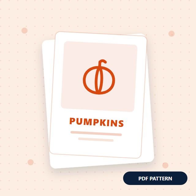 Cosy Pumpkins Pattern (3 Sizes)