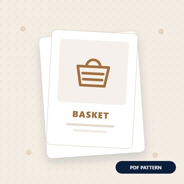 Sturdy Storage Basket Pattern