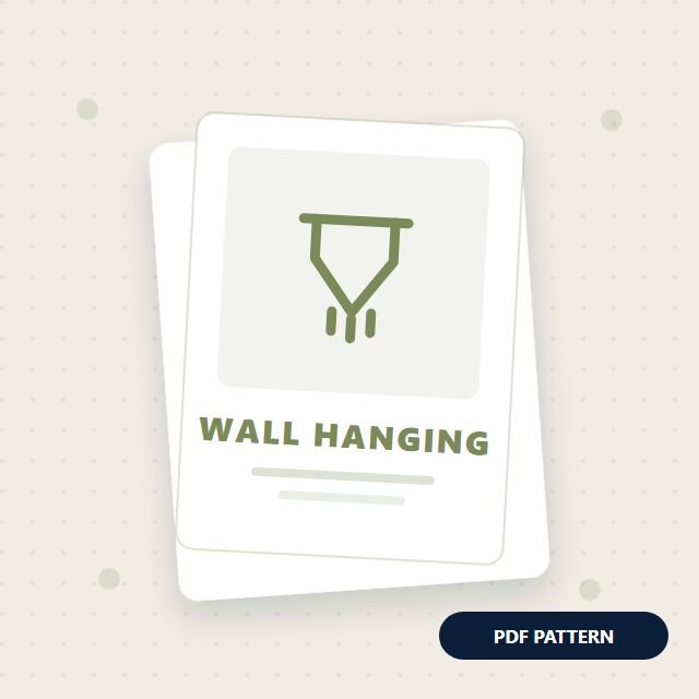 Boho Crochet Wall Hanging Pattern